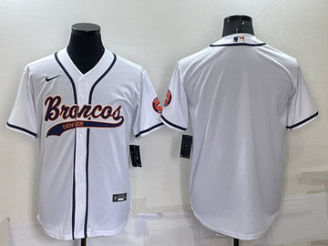 Custom Denver Broncos white jersey