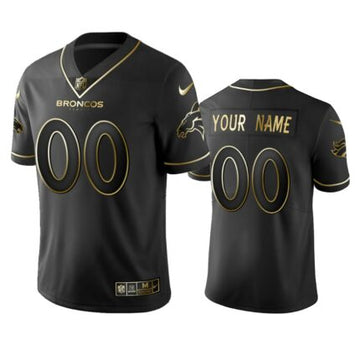 Custom Denver Broncos black jersey