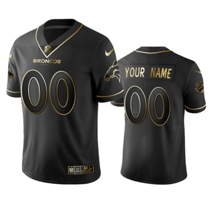 Custom Denver Broncos black jersey