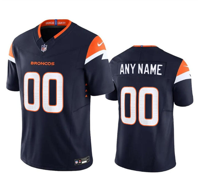 Custom Denver Broncos navy FUSE jersey