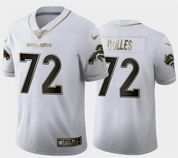 Custom Denver Broncos white jersey