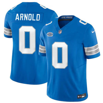 Terrion Arnold New Detroit Lions blue FUSE jersey