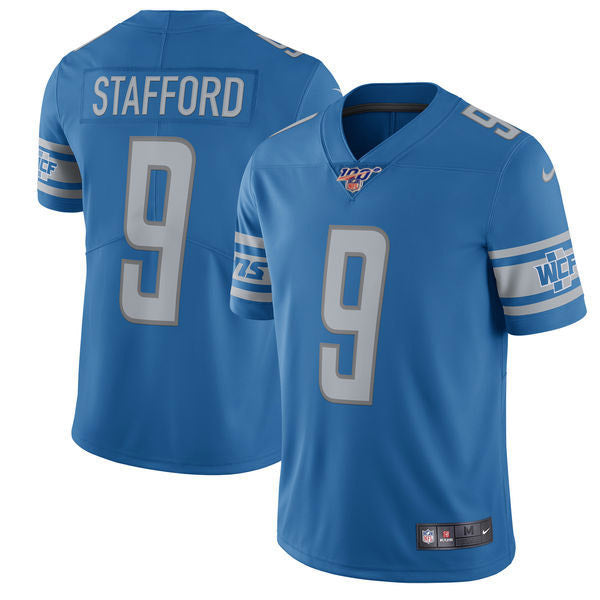 Detroit Lions blue jersey