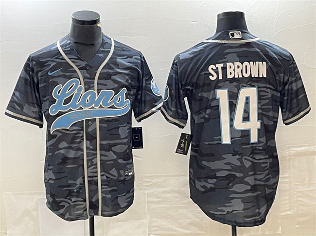Amon-Ra St Detroit Lions brown Camo jersey