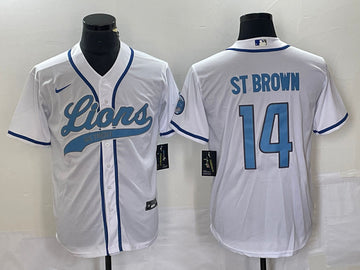 Amon-Ra St Detroit Lions brown jersey