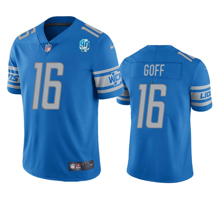 Jared Goff Detroit Lions blue jersey