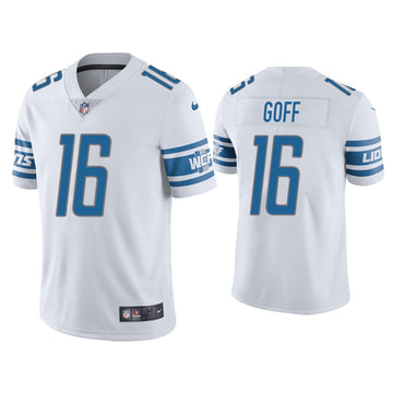 Jared Goff Detroit Lions white jersey