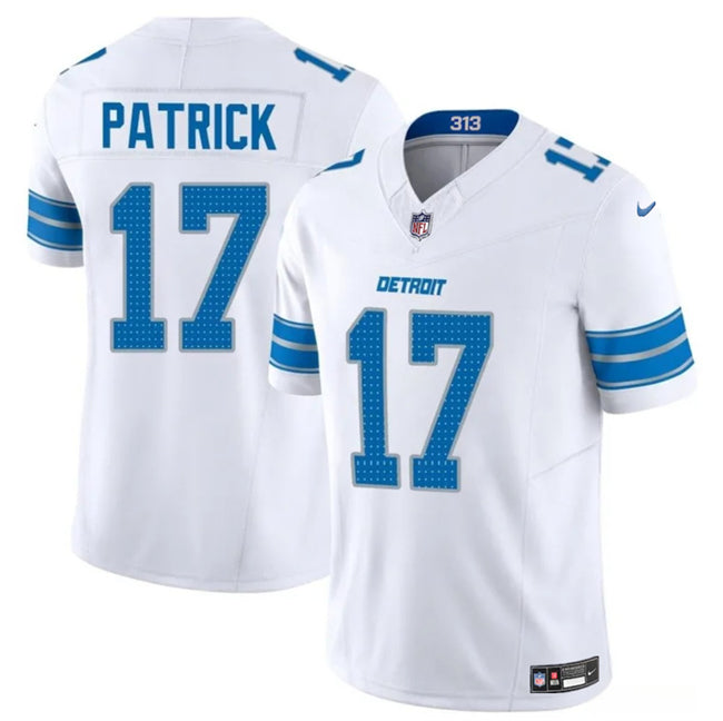 Tim Patrickn Detroit Lions white FUSE jersey