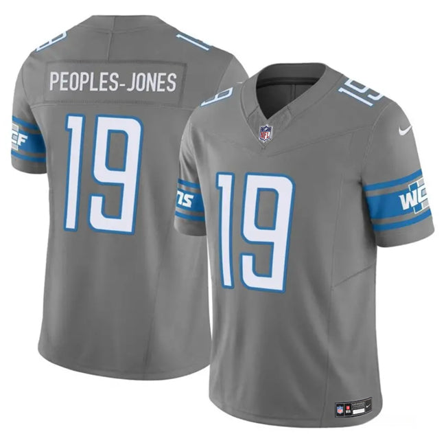 Donovan Peoples-Jones Detroit Lions gray FUSE jersey