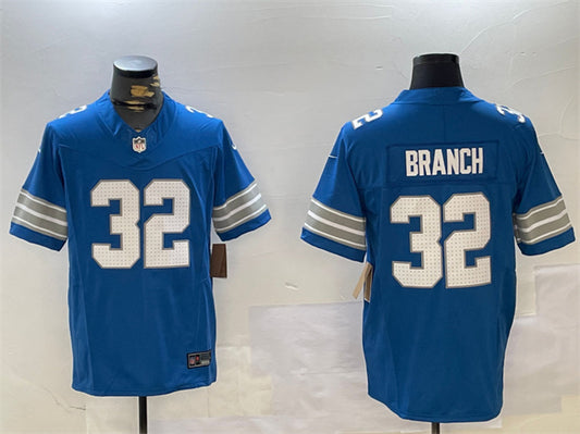 Detroit Lions #32 Brian Branch Blue 2024 FUSE Jersey