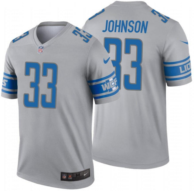 Kerryon Johnson Detroit Lions gray Inverted Legend jersey