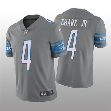 DJ Chark Jr Detroit Lions gray jersey