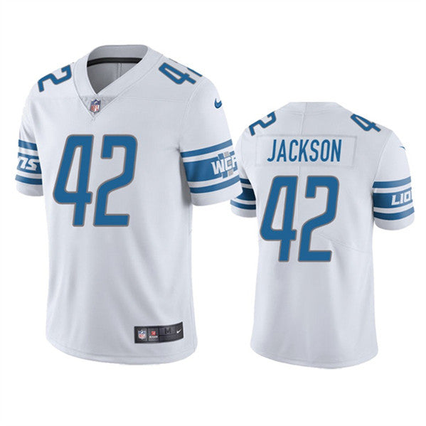 Justin Jackson Detroit Lions white jersey