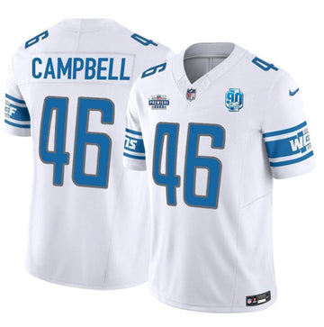 Jack Campbell Detroit Lions white FUSE jersey