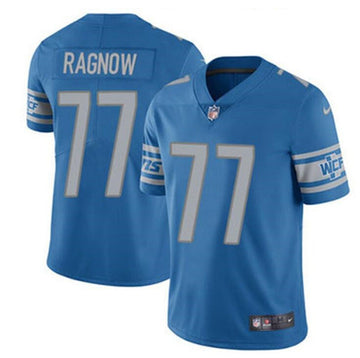 Frank Ragnow Detroit Lions blue jersey