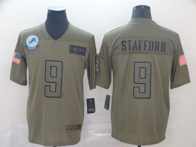 Matthew Stafford Detroit Lions camo Salute To Service jersey