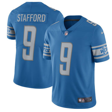 Matthew Stafford Detroit Lions blue jersey
