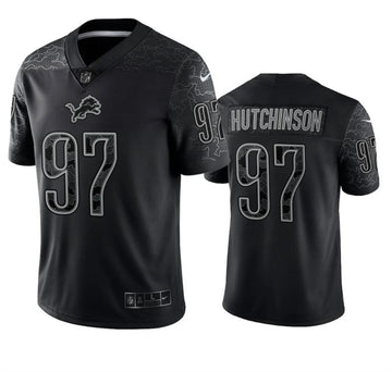 Aidan Hutchinson Detroit Lions black jersey
