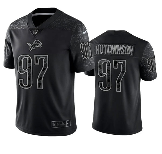 Aidan Hutchinson Detroit Lions black jersey