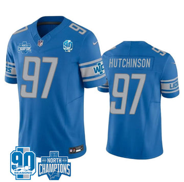 Aidan Hutchinson Detroit Lions blue jersey