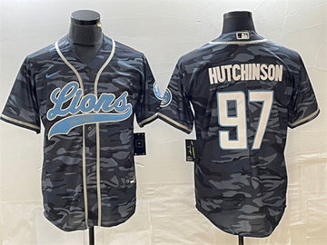 Aidan Hutchinson Detroit Lions gray Camo jersey