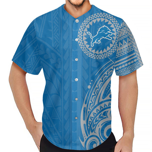 Detroit Lions blue jersey