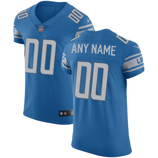 Detroit Lions blue Elite jersey