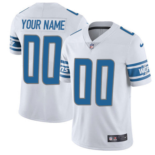 Custom Detroit Lions white jersey