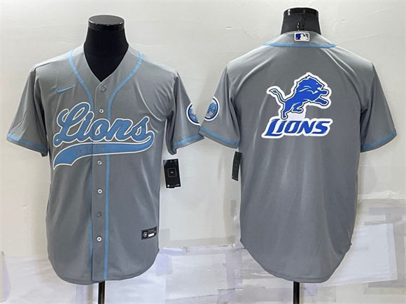 Detroit Lions gray jersey