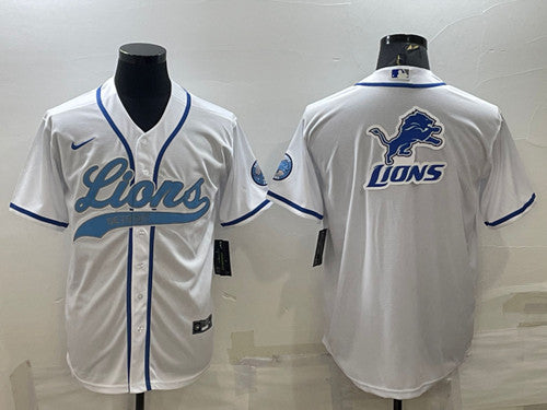 Detroit Lions white jersey