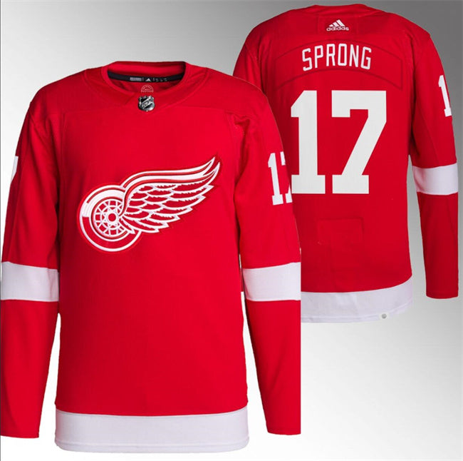 Daniel Sprong Detroit Red Wings red jersey