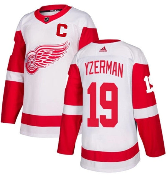 Steve Yzerman Detroit Red Wings white jersey