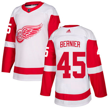 Jonathan Bernier Detroit Red Wings white jersey