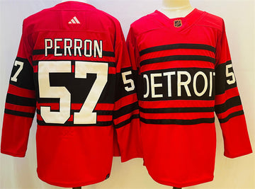 David Perron Detroit Red Wings red Reverse Retro jersey