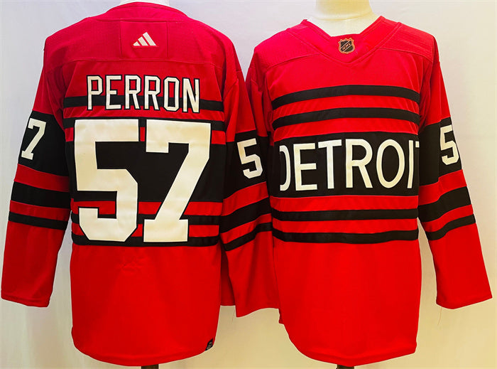 David Perron Detroit Red Wings red Reverse Retro jersey