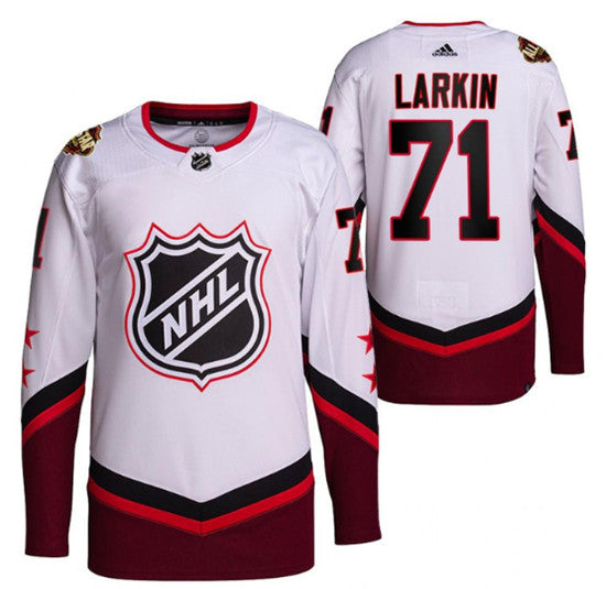 Dylan Larkin Detroit Red Wings white All-Star jersey