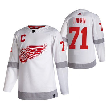 Dylan Larkin Detroit Red Wings white Reverse Retro jersey