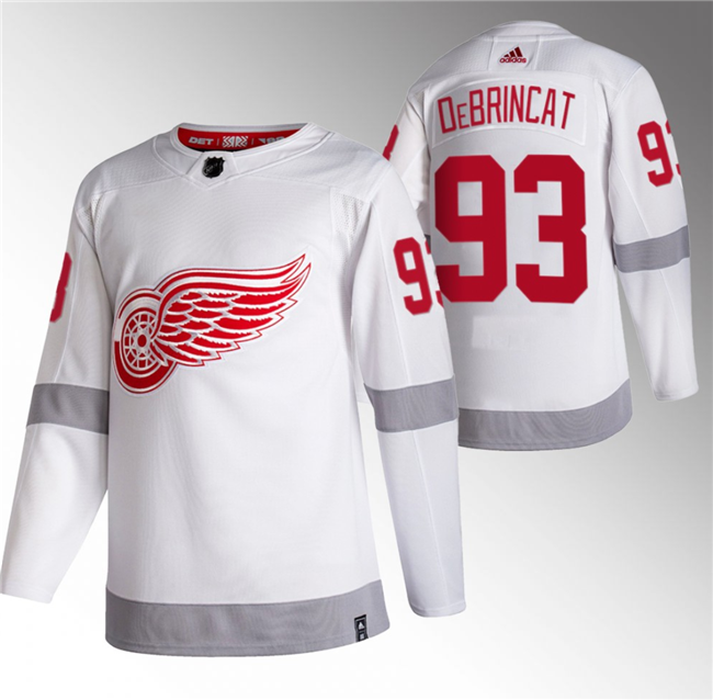 Alex DeBrincat Detroit Red Wings white Reverse Retro jersey