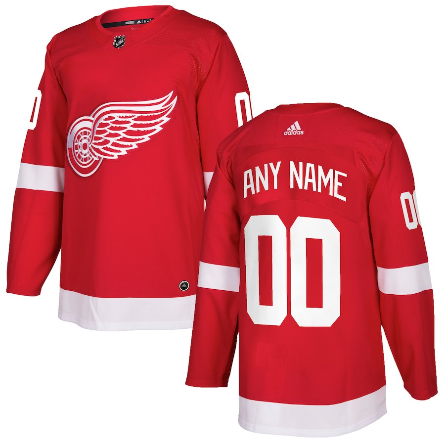 Custom Detroit Red Wings jersey