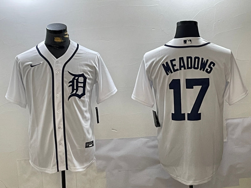 Parker Meadows Detroit Tigers white jersey