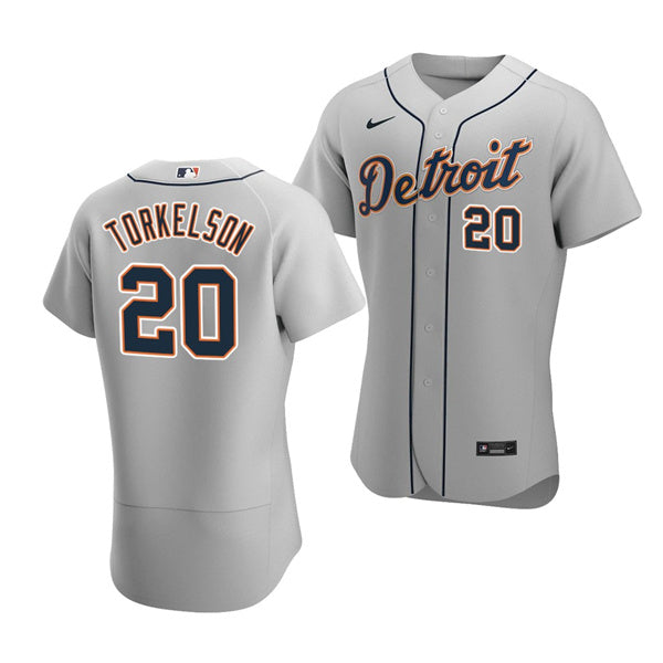 Spencer Torkelson Detroit Tigers gray jersey