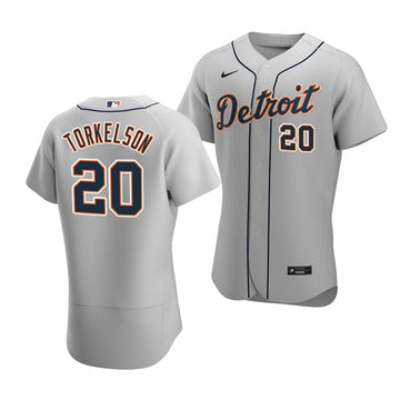 Spencer Torkelson Detroit Tigers gray jersey