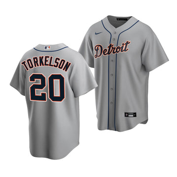 Spencer Torkelson Detroit Tigers grey jersey