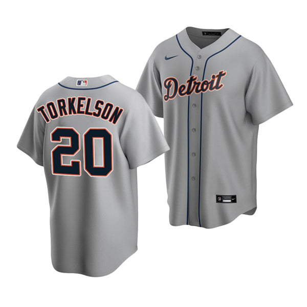 Spencer Torkelson Detroit Tigers grey jersey