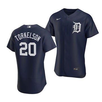 Spencer Torkelson Detroit Tigers navy jersey