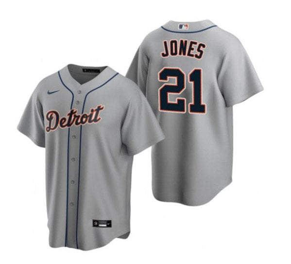 Jacoby Jones Detroit Tigers gray jersey