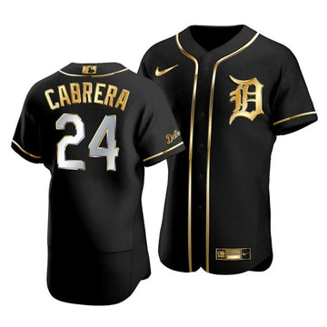 Miguel Cabrera Detroit Tigers golden jersey