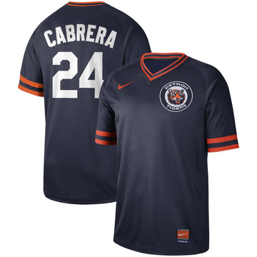 Miguel Cabrera Detroit Tigers navy Legend jersey