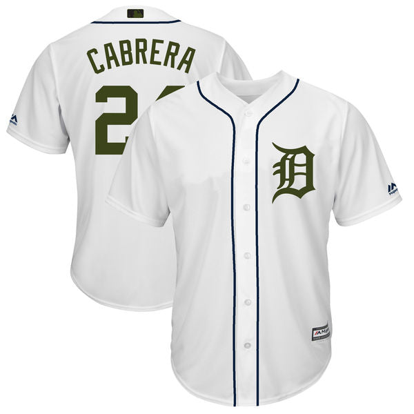 Miguel Cabrera Detroit Tigers white jersey