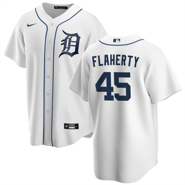 Jack Flaherty Detroit Tigers white jersey